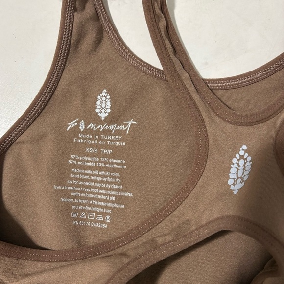 Free People Fp Movement Tan Every Single Time Runsie Size XS/Small Gym Yoga - Picture 6 of 7
